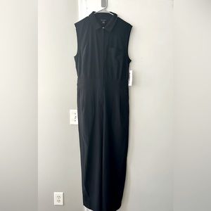 Athleta Brooklyn Heights Wide Leg Jumpsuit Black Size 14